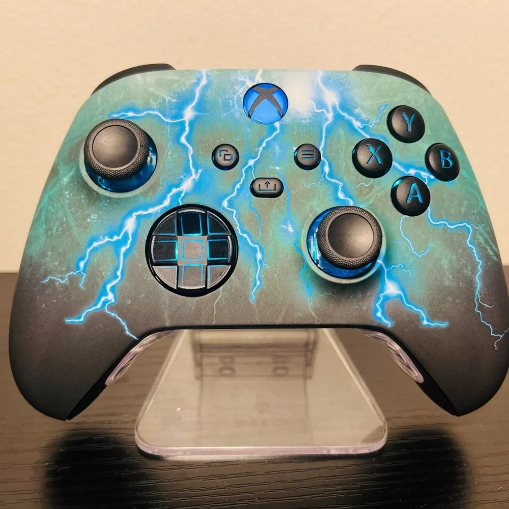Microsoft Xbox Custom Modded Controller with LEDs